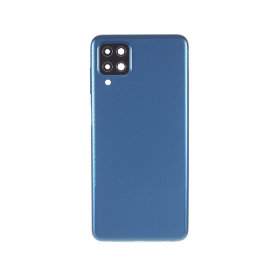 Back Cover+Camera Lens Samsung Galaxy A12/A125 Blue